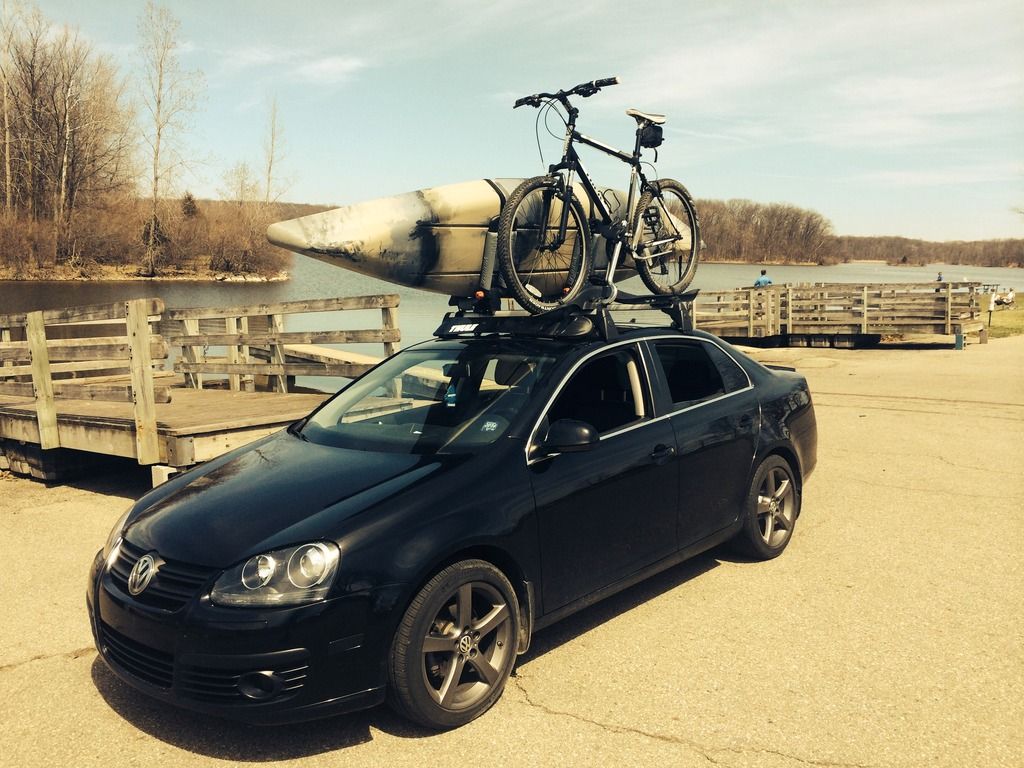 FS Jetta MKV Roof Rack, Bike and Kayak Attachments VW Vortex